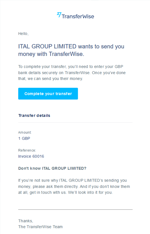 complete transfer
